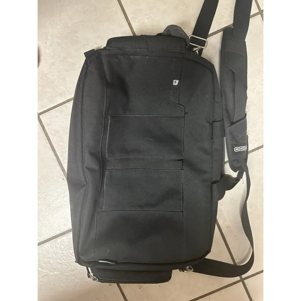 OGIO Messenger Bag Hip Hop Laptop Organizer Black Sling Bag